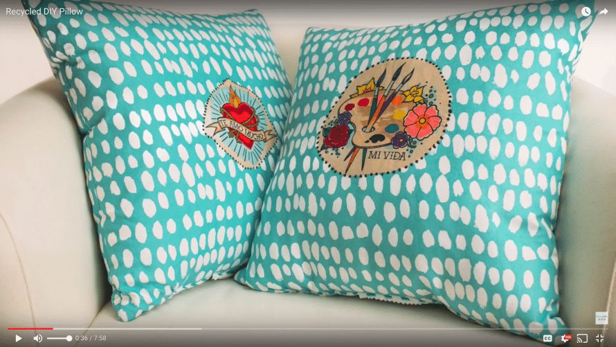 Instant Appliqué pillows