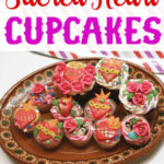 frosted valentine cupcakes