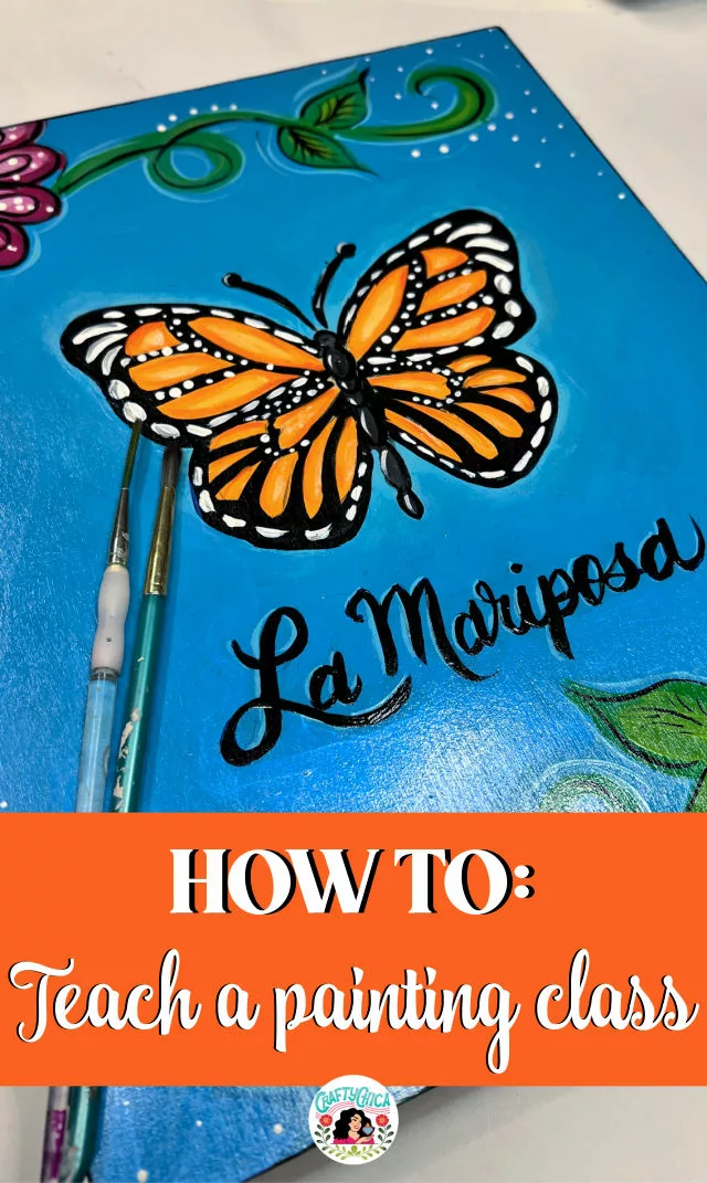 how to teach a painting class