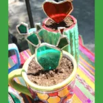 stained glass cactus